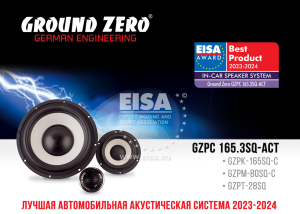 Изображение продукта Ground Zero GZPC 165.3SQ-С ACT - 3 полосная компонентная акустическая система - 11