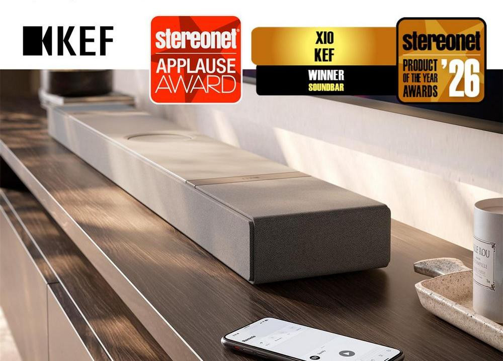 KEF XIO - лучший саундбар 2026 года: полный обзор от Stereonet