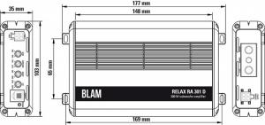 Изображение продукта BLAM RA 301 D - автомобильный усилитель 1-канальный - 2