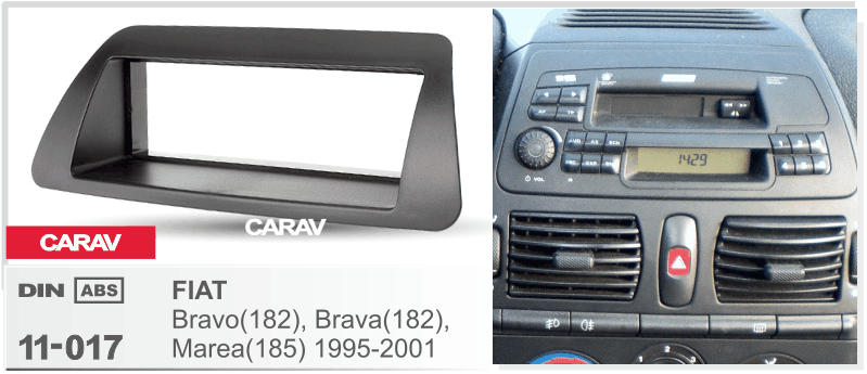 Миниатюра продукта CARAV 11-017 - переходная рамка для установки автомагнитолы