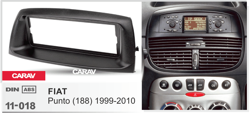 Миниатюра продукта CARAV 11-018 - переходная рамка для установки автомагнитолы