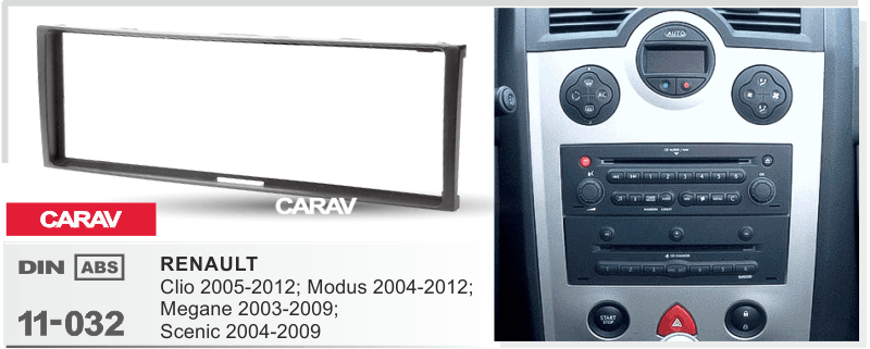 Миниатюра продукта CARAV 11-032 переходная рамка для установки автомагнитолы