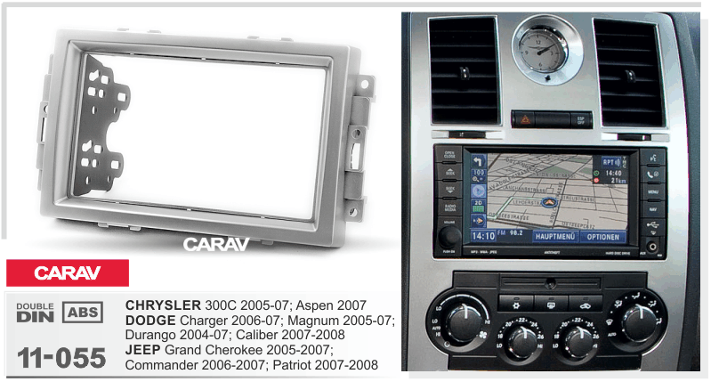 Миниатюра продукта CARAV 11-055 - переходная рамка для установки автомагнитолы