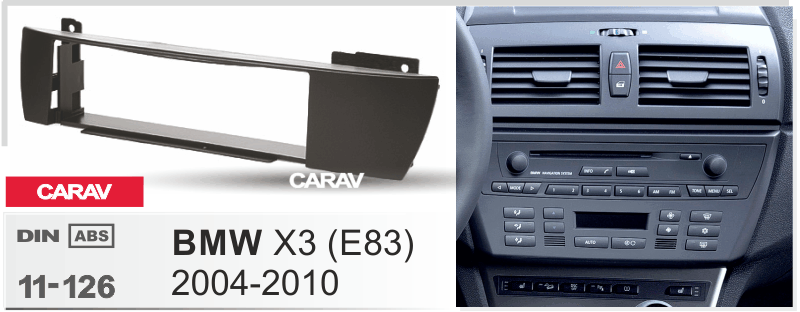 Миниатюра продукта CARAV 11-126 - переходная рамка для установки автомагнитолы