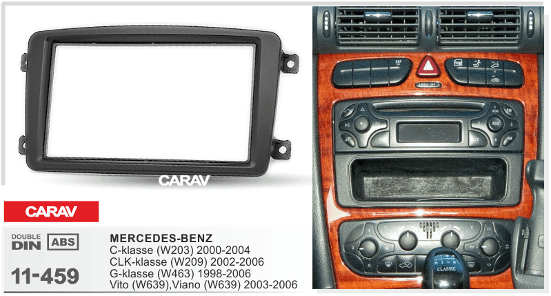 Изображение продукта CARAV 11-459 переходная рамка для установки автомагнитолы - 1