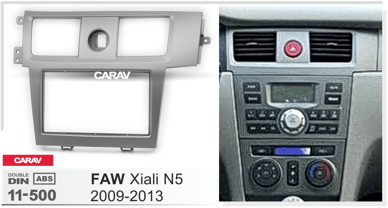 Миниатюра продукта CARAV 11-500 переходная рамка для установки автомагнитолы