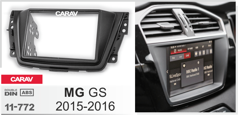 Миниатюра продукта CARAV 11-772 переходная рамка для установки автомагнитолы