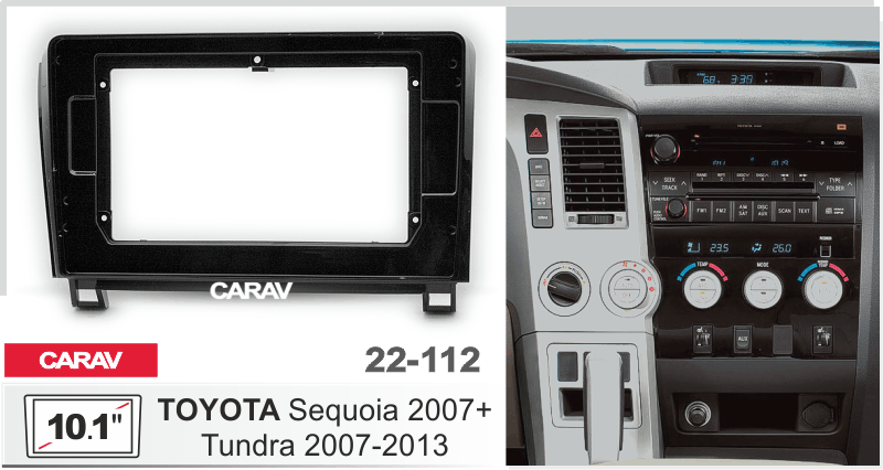 Миниатюра продукта CARAV 22-112 переходная рамка для установки автомагнитолы
