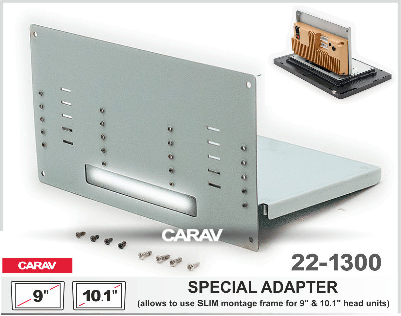 Миниатюра продукта CARAV 22-1300 - Универсальные металлические крепления заднего радиатора 9 / 10