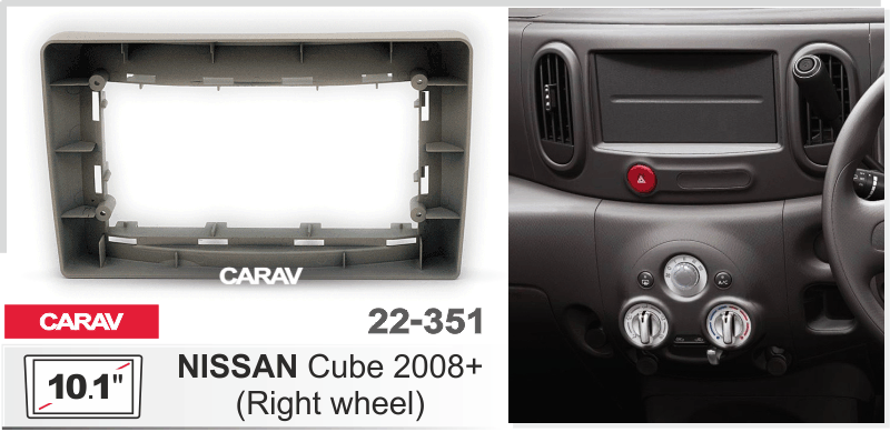 Миниатюра продукта CARAV 22-351 переходная рамка для установки автомагнитолы