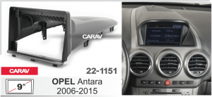 Миниатюра продукта CARAV 22-1151 переходная рамка для установки автомагнитолы