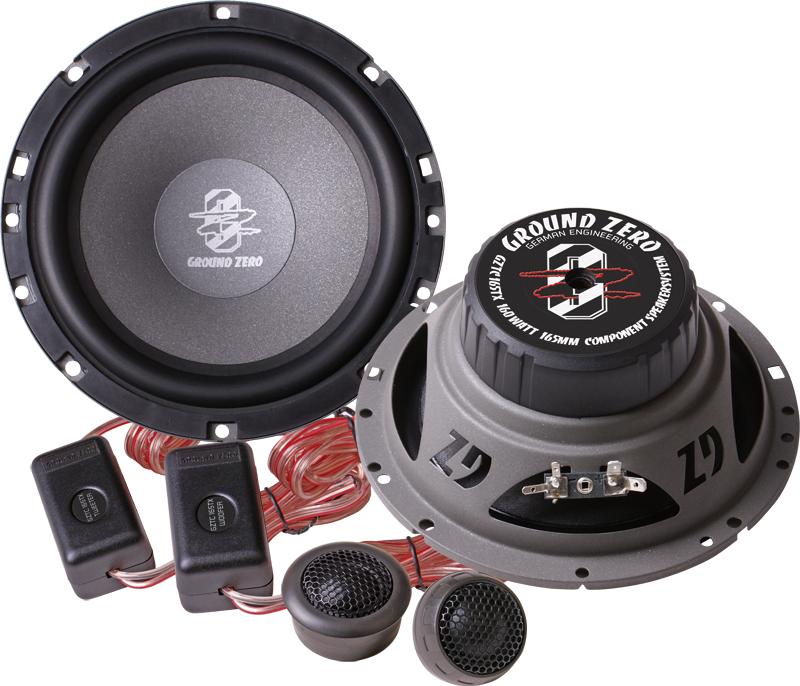 Ground Zero GZTC 130.2X - 2-Wege-Lautsprecher Auto 13cm (5") mit 80 bis
