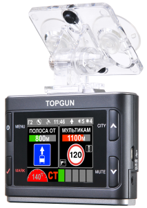 Миниатюра продукта INTEGO TOPGUN радар-детектор плюс GPS модуль