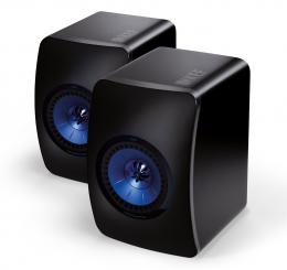 Миниатюра продукта KEF LS50 Frosted Black (пара) полочная акустическая система