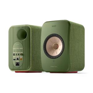 Миниатюра продукта KEF LSX II Olive Green - беспроводная полочная акустическая система