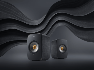 Миниатюра продукта KEF LSX II Carbon Black беспроводная полочная акустическая система