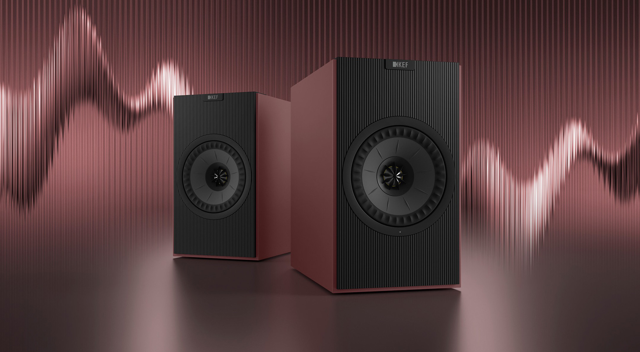 Изображение продукта KEF CODA W Vintage burgundy (Винтажный бордовый) (пара) - 1