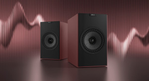 Миниатюра продукта KEF CODA W Vintage burgundy (Винтажный бордовый) (пара) беспроводная активная полочная акустическая система