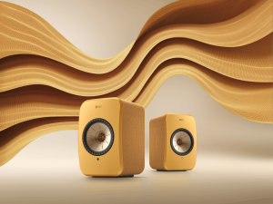 Миниатюра продукта KEF LSX II Amber Haze беспроводная полочная акустическая система