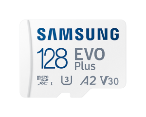 Миниатюра продукта 128Gb MicroSD Samsung EVO PLUS Class 10 - карта памяти с адаптером