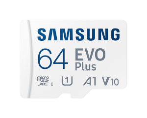 Миниатюра продукта 64Gb MicroSD Samsung EVO PLUS Class 10 - карта памяти с адаптером
