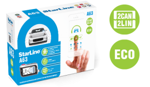 Миниатюра продукта StarLine A63 2CAN 2LIN ECO автомобильная охранная система