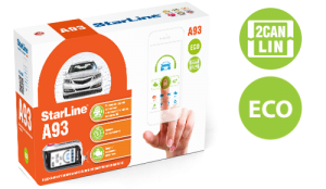 Миниатюра продукта StarLine A93 2CAN 2LIN ECO автомобильная охранная система