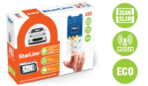Миниатюра продукта StarLine A93 2CAN 2LIN GSM ECO автомобильная охранная система