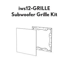 Миниатюра продукта THEORY iws12-GRILLE - металлический гриль для сабвуфера IWS12